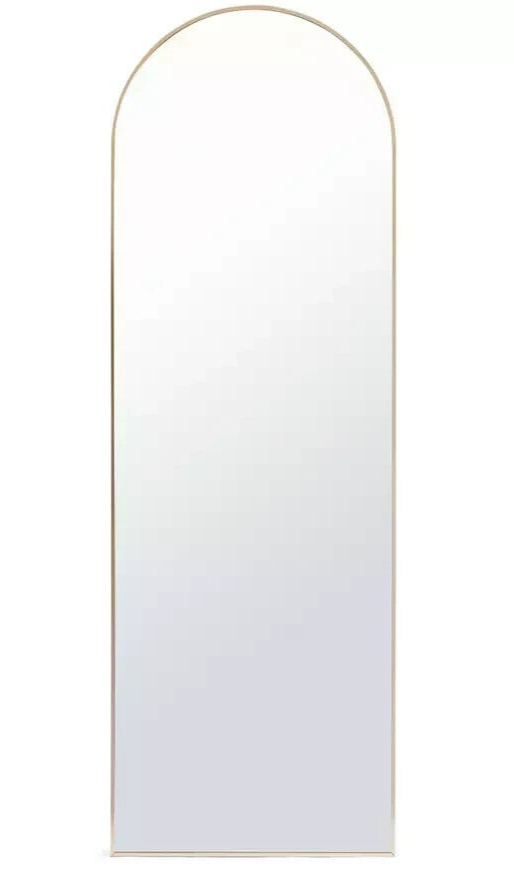 Habitat Arch Shaped Wall Mirror - Gold - 50x150cm