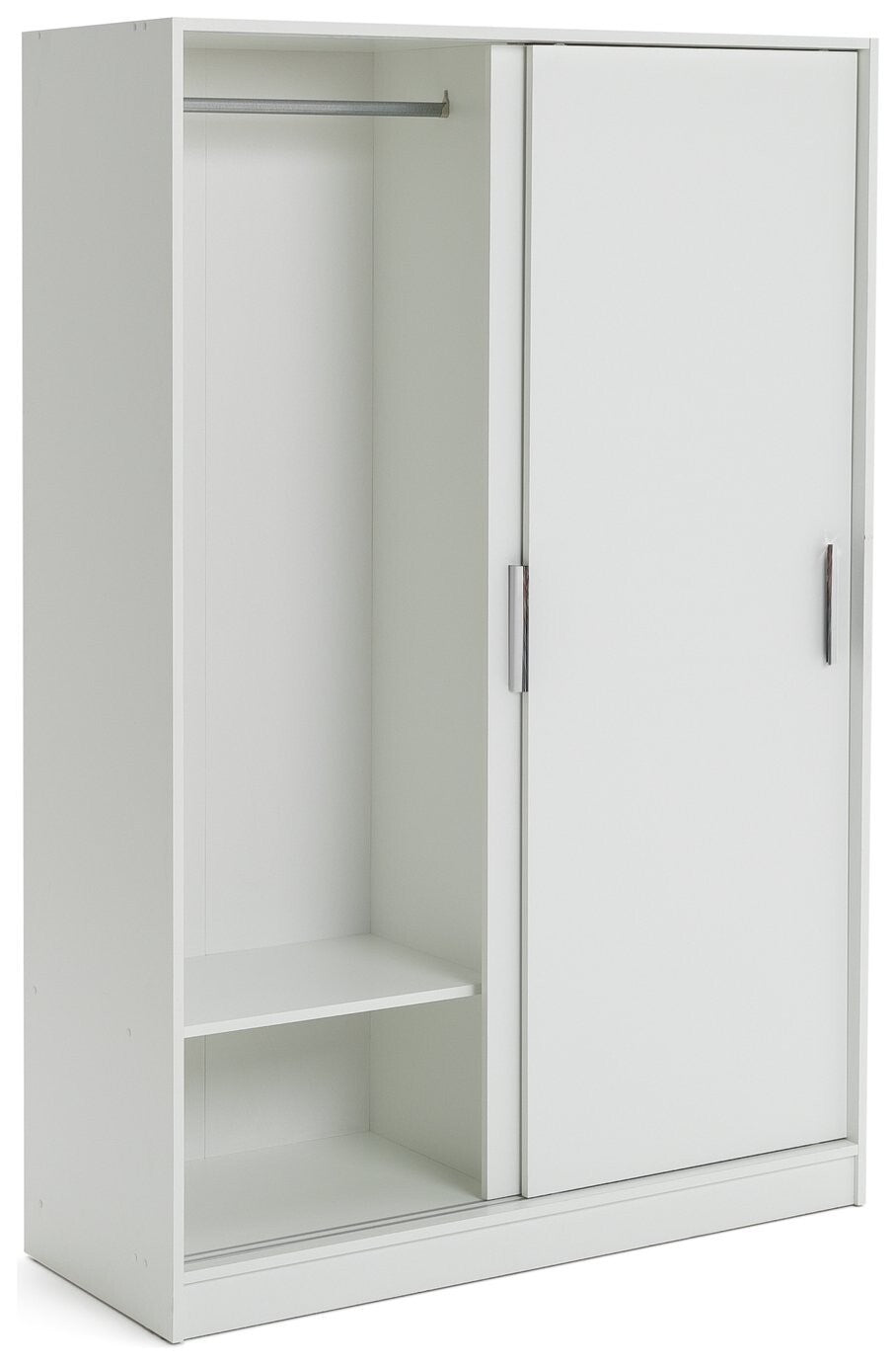 Nova 2 Door Sliding Wardrobe - White