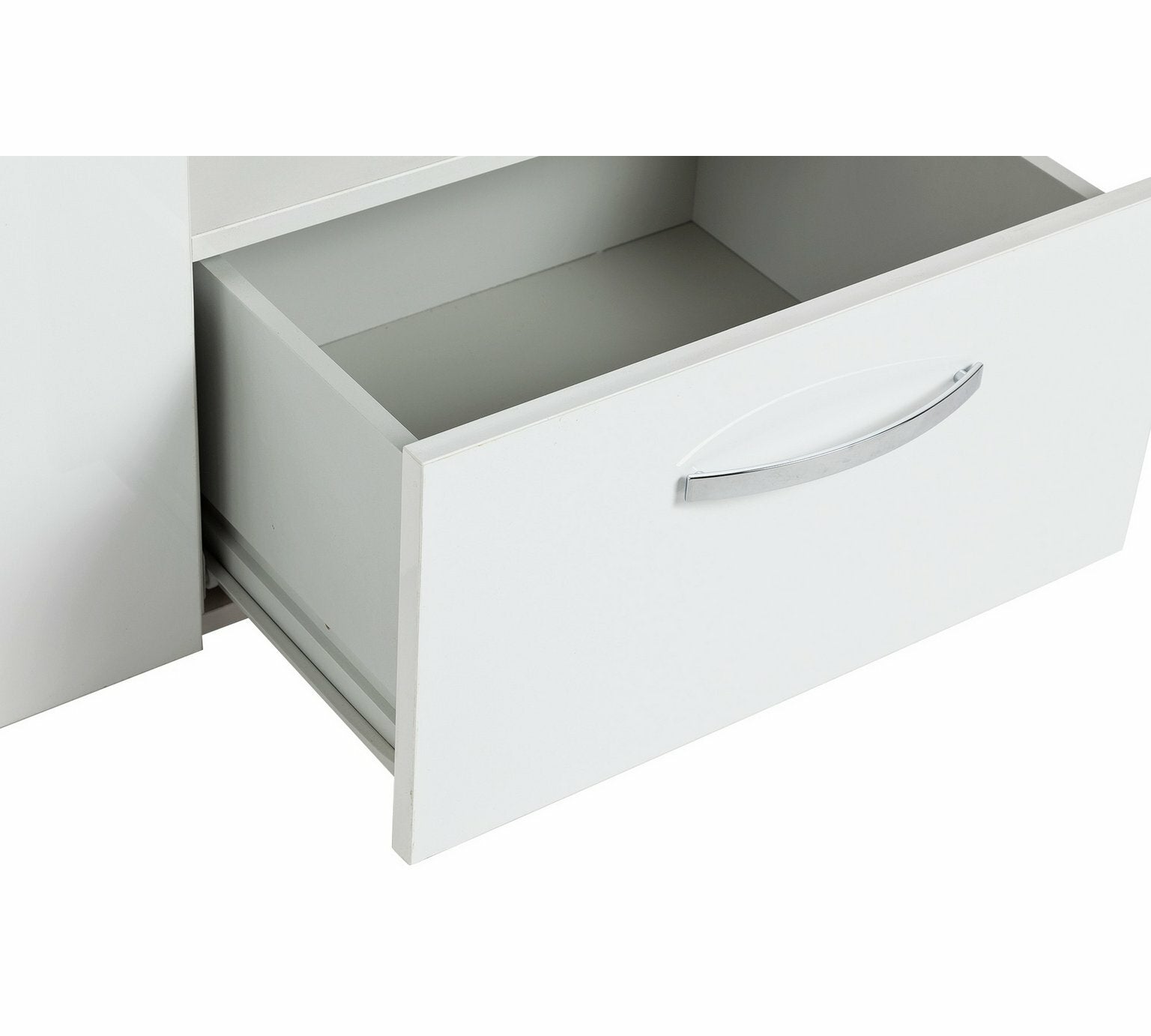 Home Hayward 2 Door TV Unit - White Gloss | Modern Stylish TV Stand Living Room