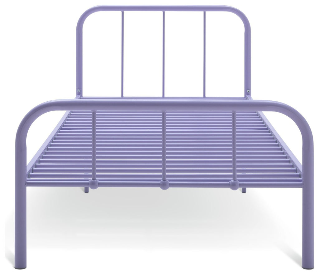 Charlie Single Metal Bed Frame - Lilac