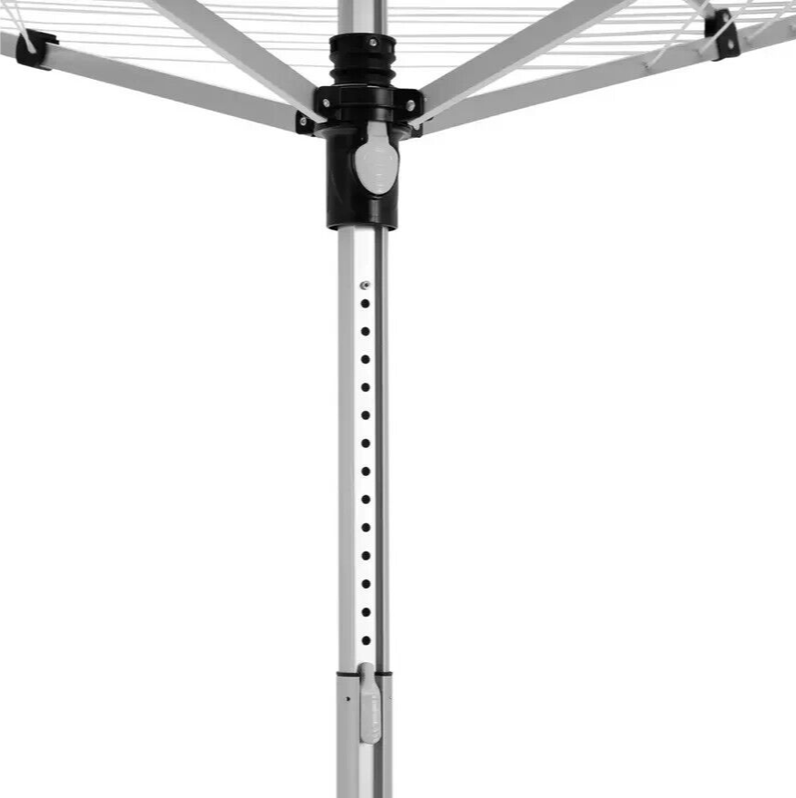 Home Telescopic 50m 4 Arms Rotary Airer | Outdoor Indoor Clothes Washing Line
