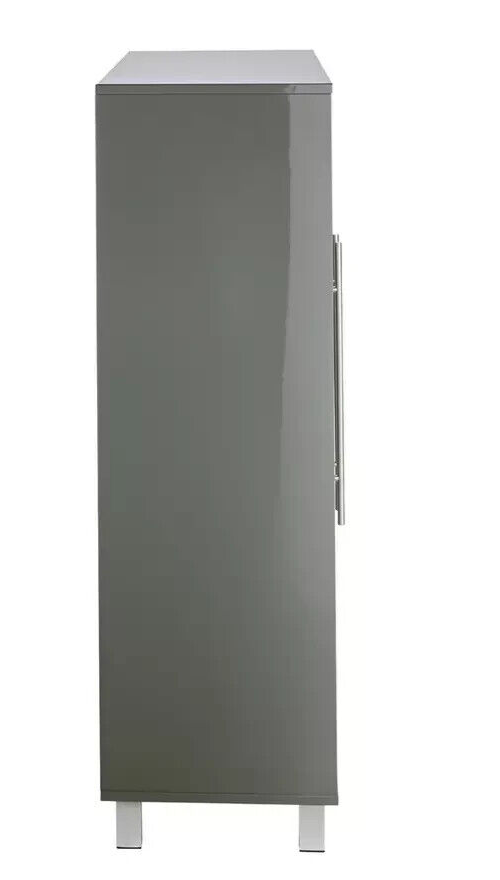 2 Door Lydiard Storage Shoe Cabinet - Grey