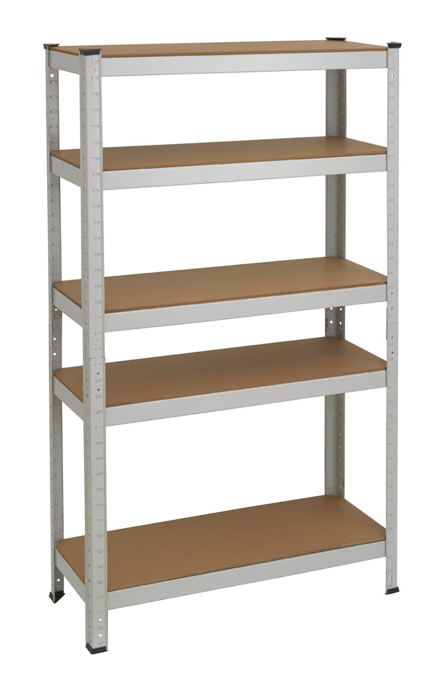 5 Tier Grey Steel Heavy Duty Garage Shelving Unit
