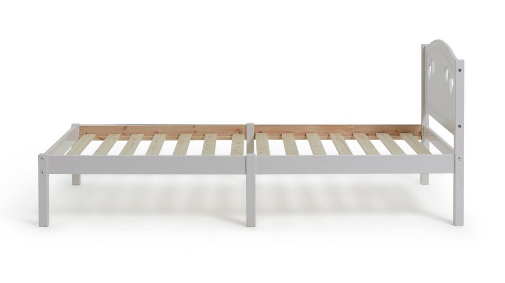 Habitat Home Mia Single Bed Frame - White | Modern Sturdy Bedroom ( B Grade )