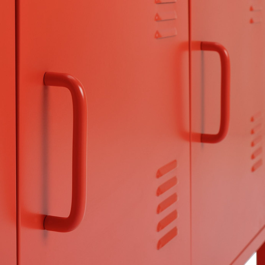 Habitat Stevie 3 Door Locker - Red