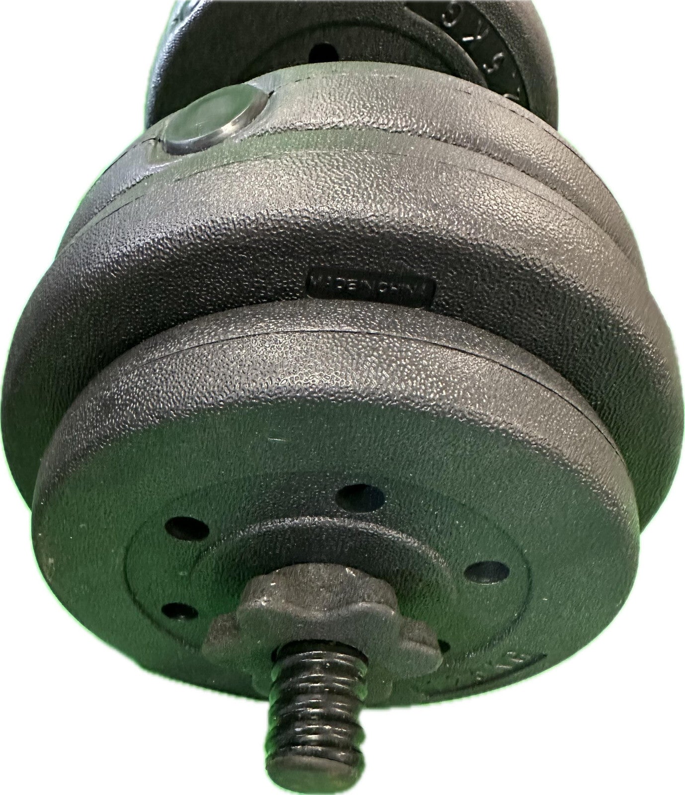 Adjustable Dumbbell Set 27kg With Spinlocks & Weight Plates - Pair Of Dumbbells