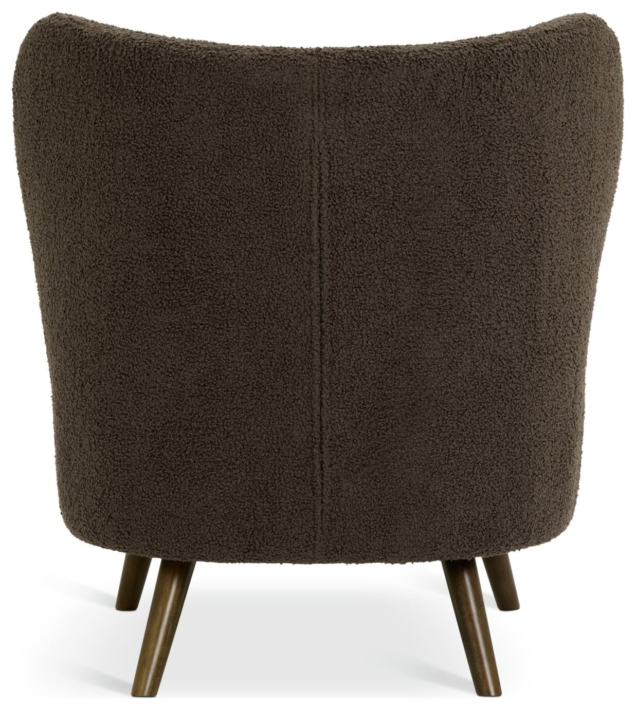 Cory Boucle Accent Chair - Brown