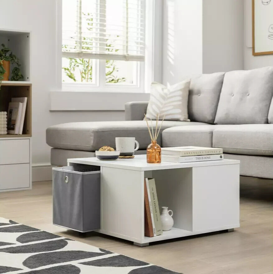 Squares Coffee Table - White