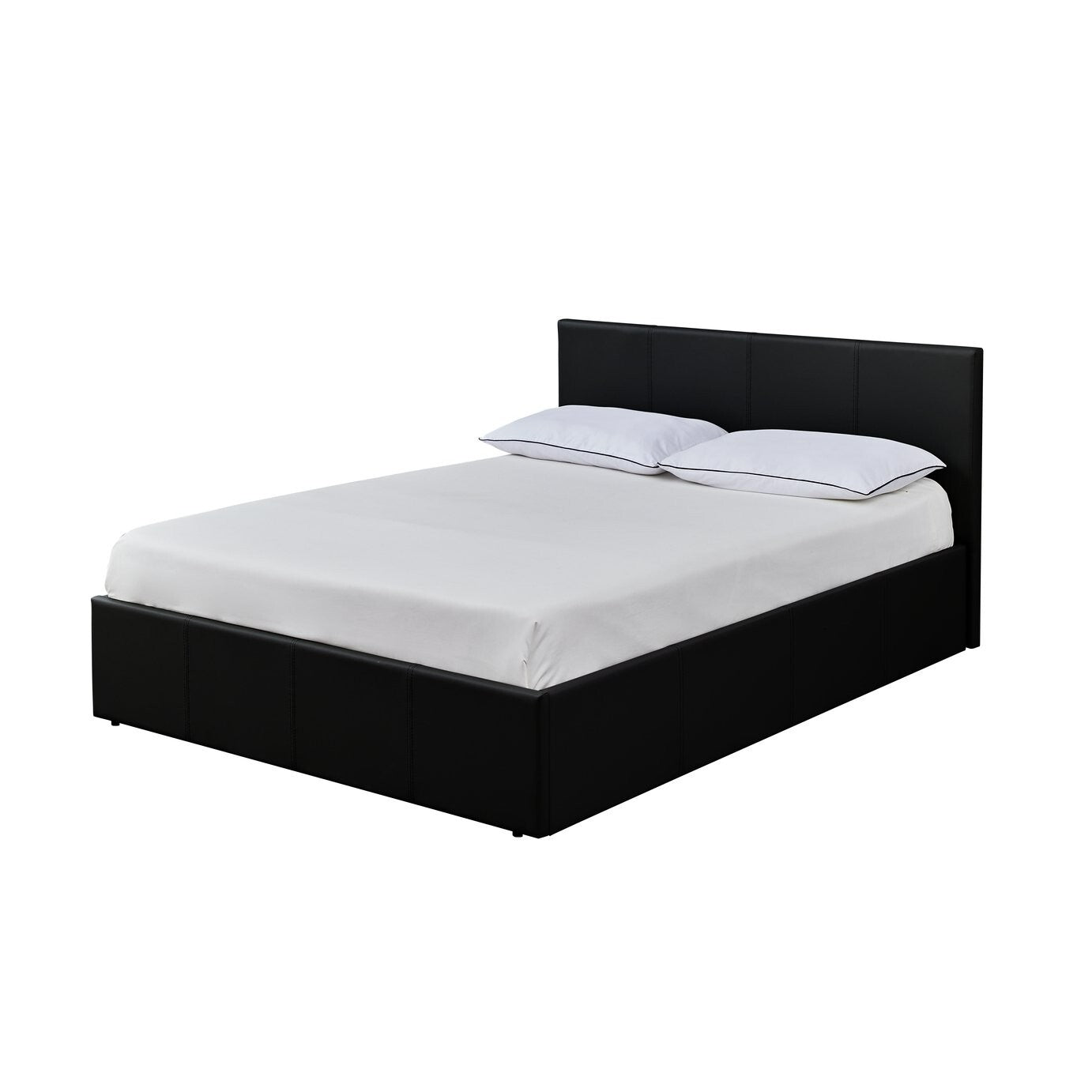 Home Lavendon Kingsize End Open Ottoman Bedframe-Black