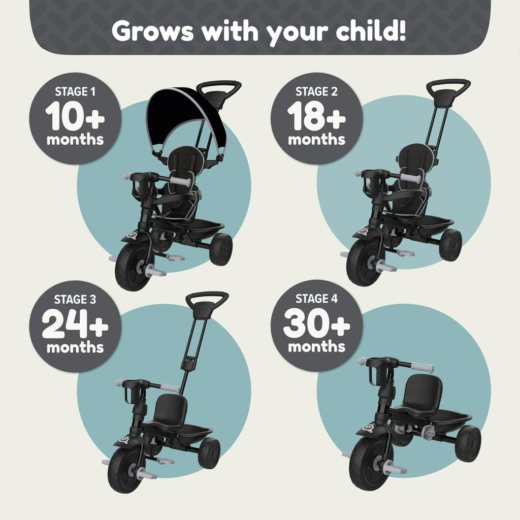 TP Toys 4 in 1 Trike - Grey Storm ( B Grade 29705 )