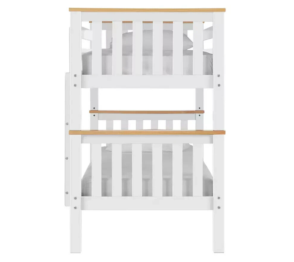 Habitat Heavy Duty Bunk Bed Frame - White and Pine
