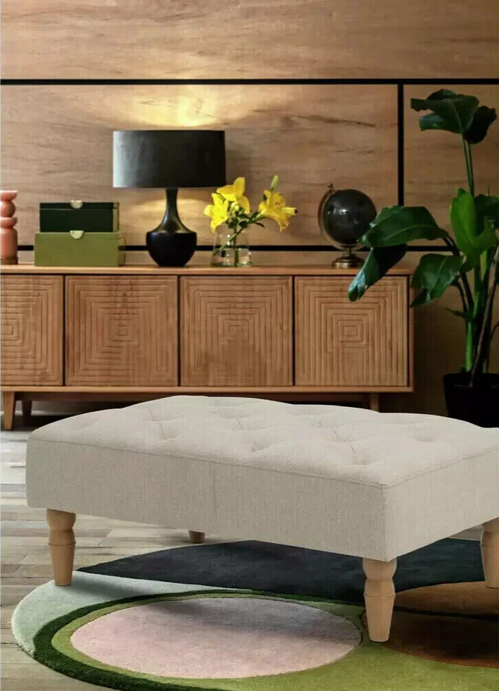 Habitat Barnwell Footstool Natural