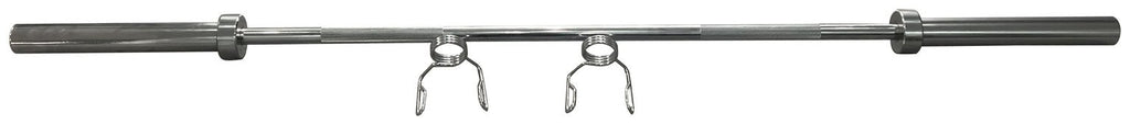 Pro Fitness 6ft Olympic Barbell - Chrome | Chrome weightlifting bar