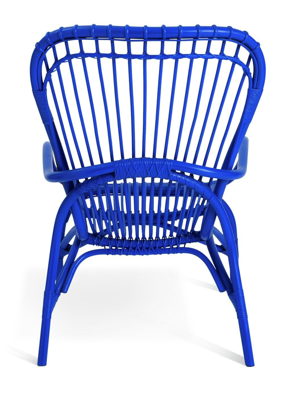 60 Wyatt Rattan Chair - Blue