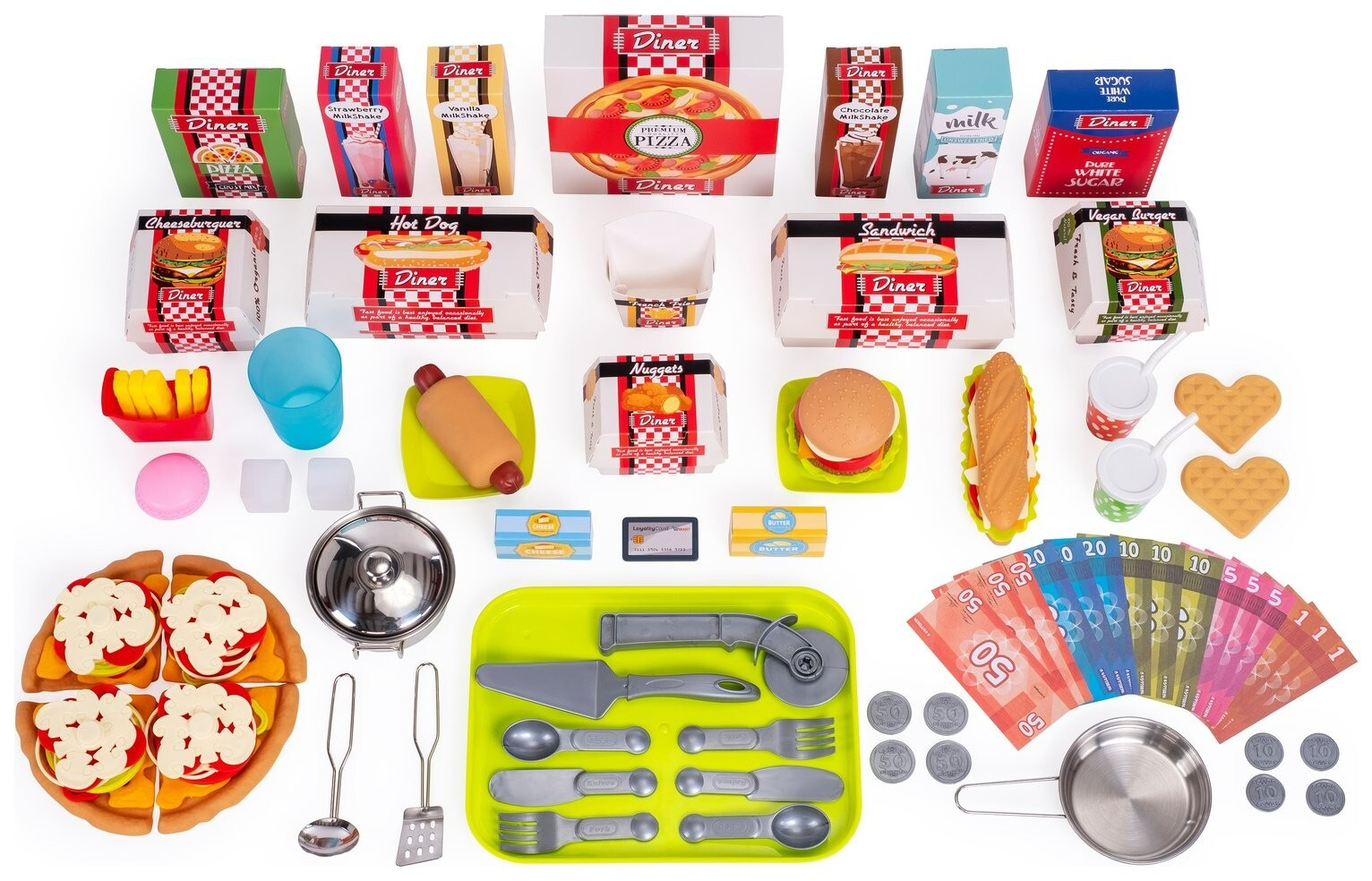 Jupiter Workshop American Wooden Diner Set