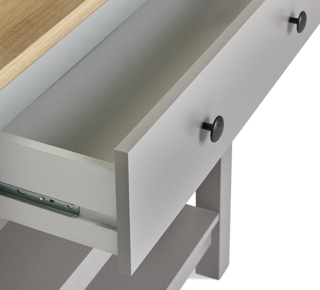 Home Winchester 1 Drawer Console Table - Grey