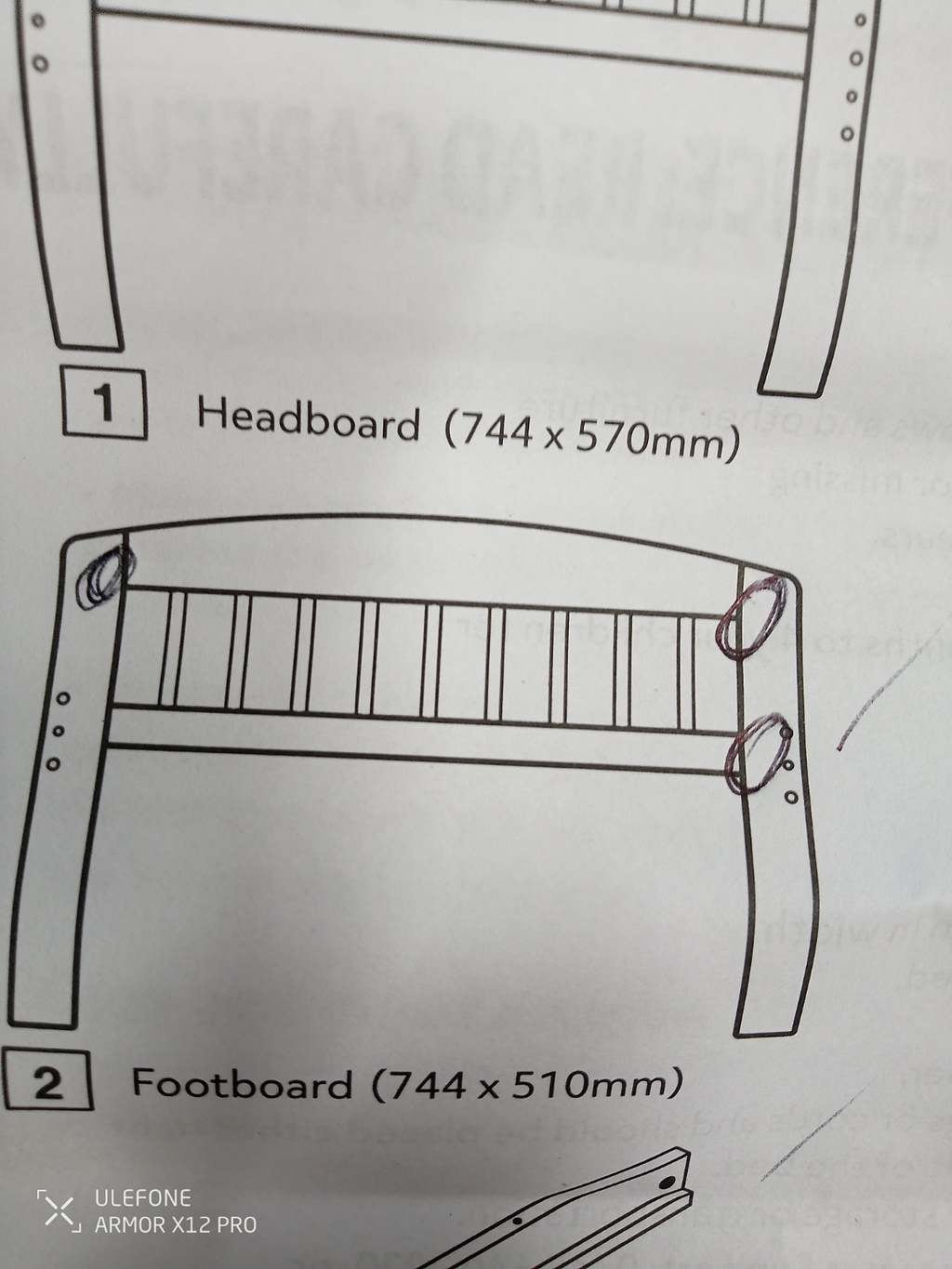 Jesse White Toddler Bed Frame ( B Grade )