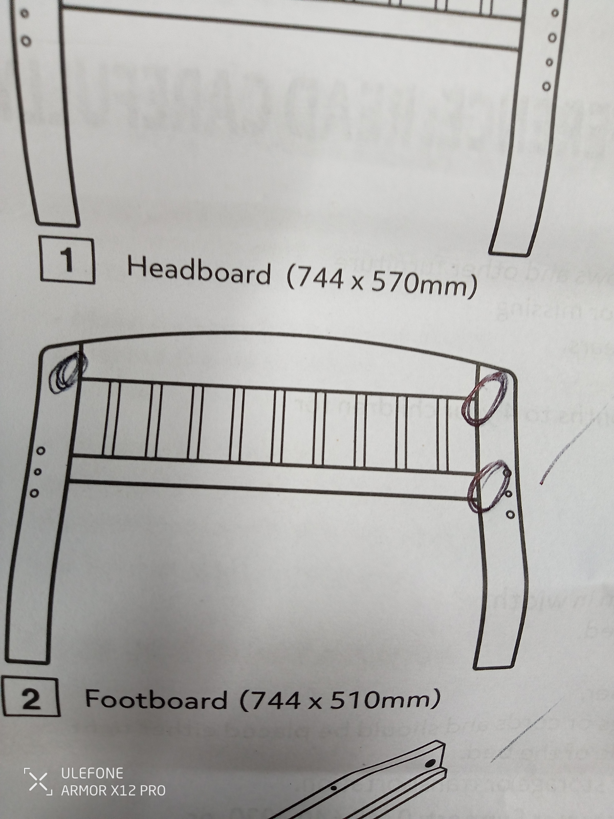 Jesse White Toddler Bed Frame ( B Grade )