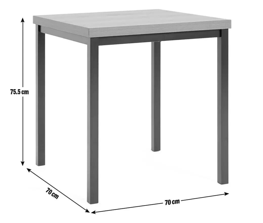 Habitat Zayn Wood Effect 2 Seater Dining Table - Birch
