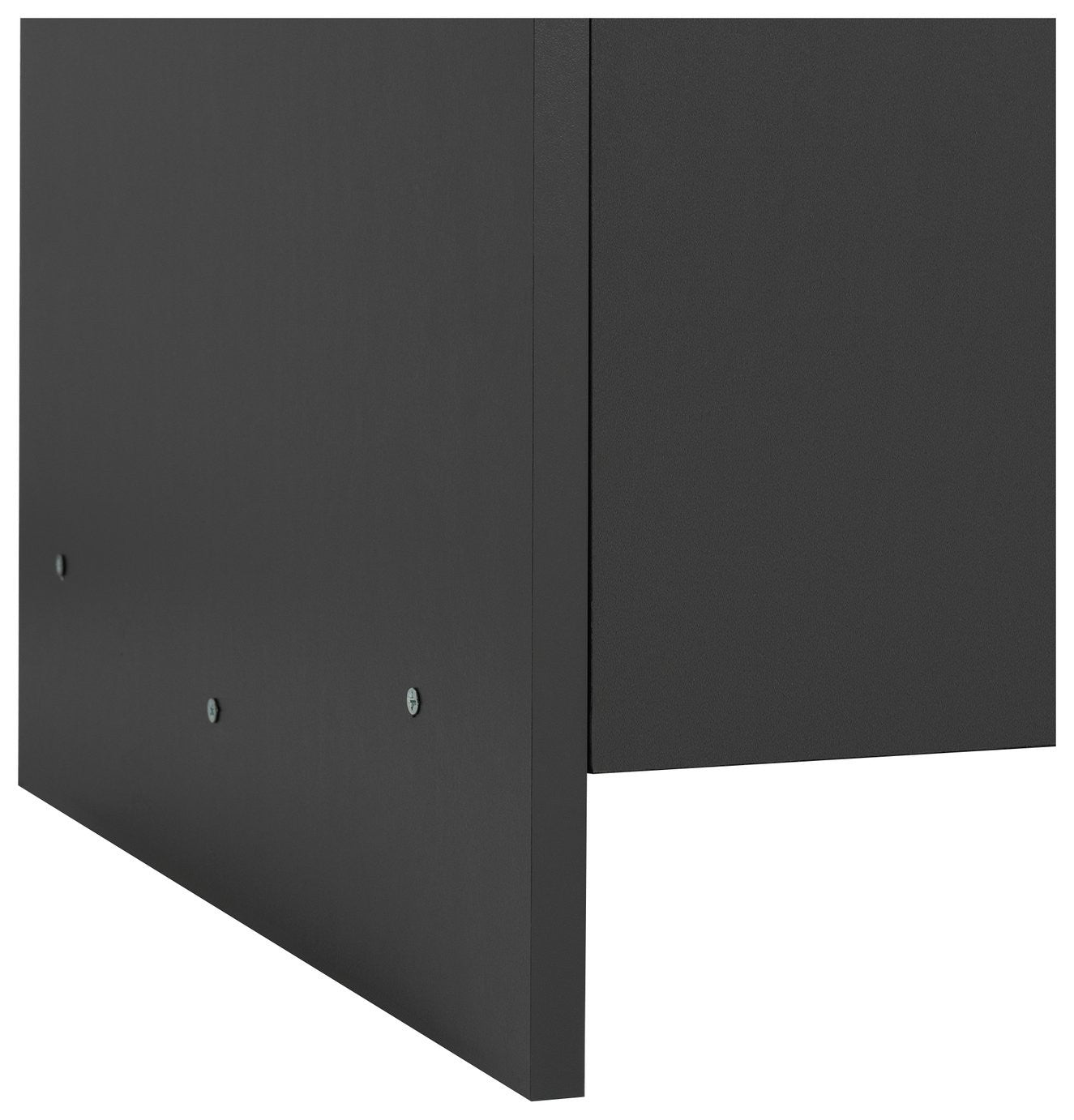 Home Seville 3 Door Wardrobe - Anthracite | Triple wardrobe