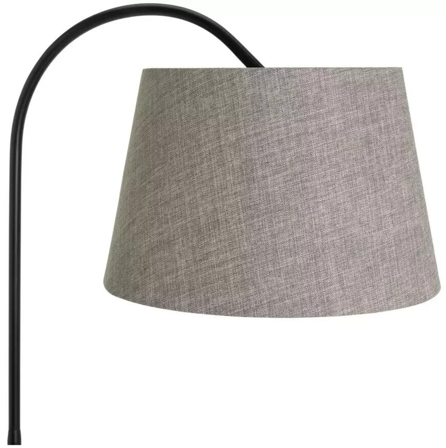 Habitat Arc Floor Lamp - Matte Black & Grey
