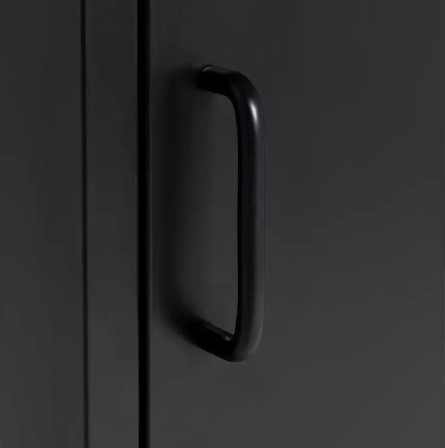 Habitat Stevie Tall 1 Door 4 Shelves Locker - Black