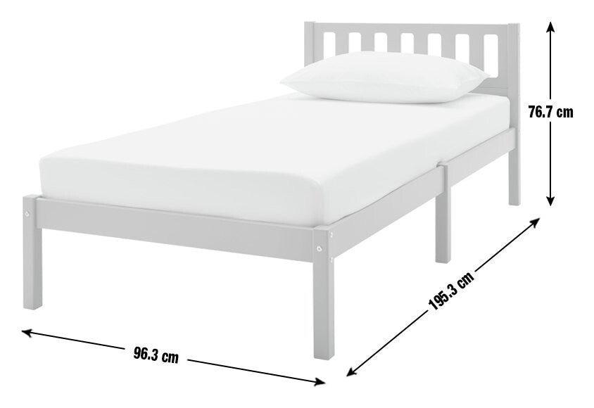 Habitat Ronnie Single Bed Frame - White ( B Grade 9073 )