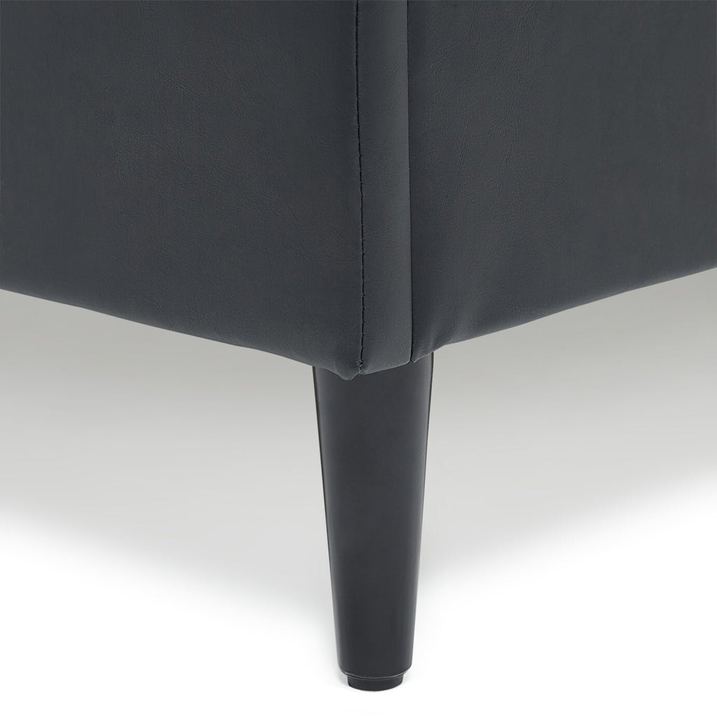 Skylar Small Double Bed Frame - Black | Metal Bed Frame for Bedroom Guest Room