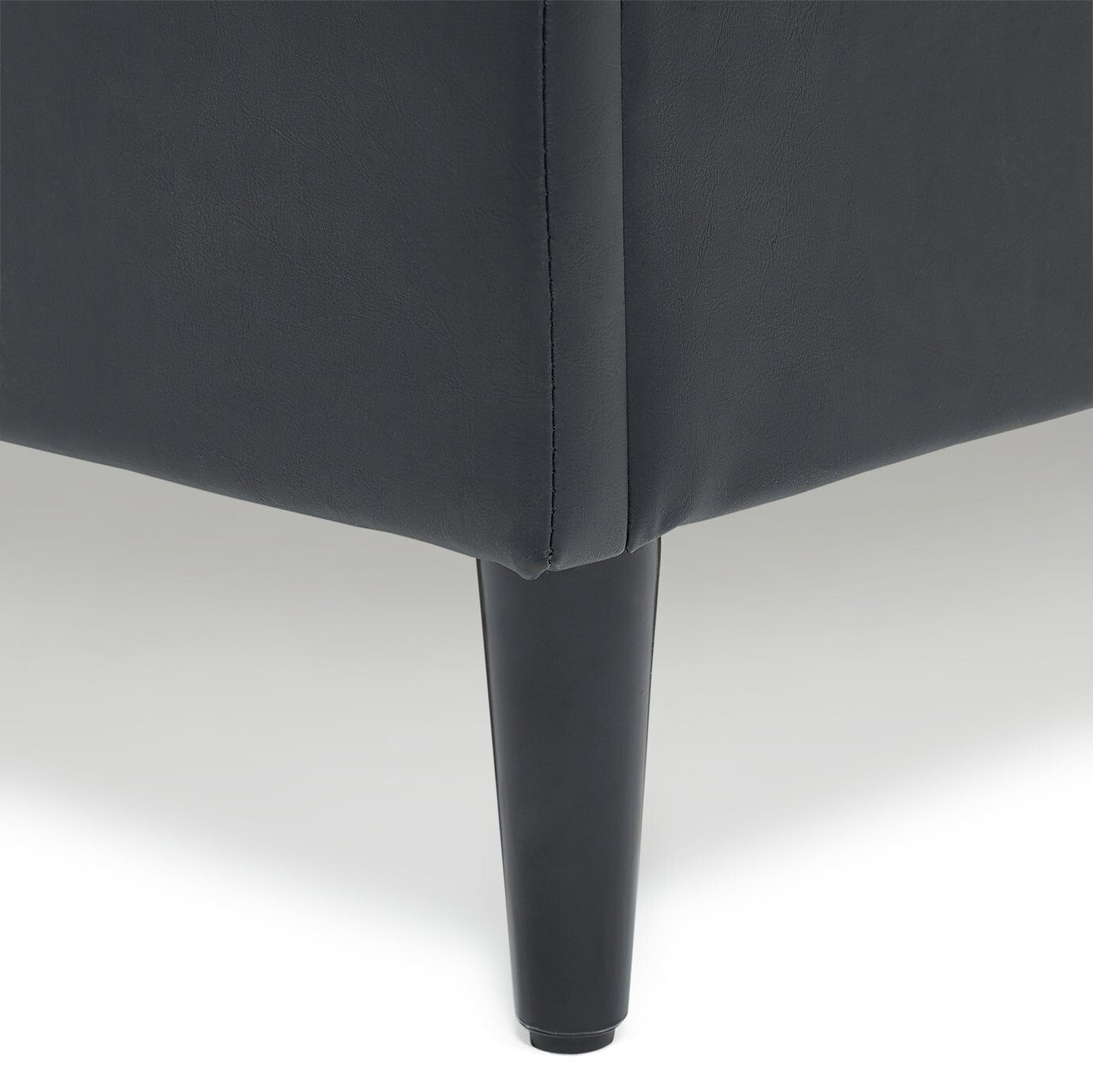 Skylar Small Double Bed Frame - Black | Metal Bed Frame for Bedroom Guest Room