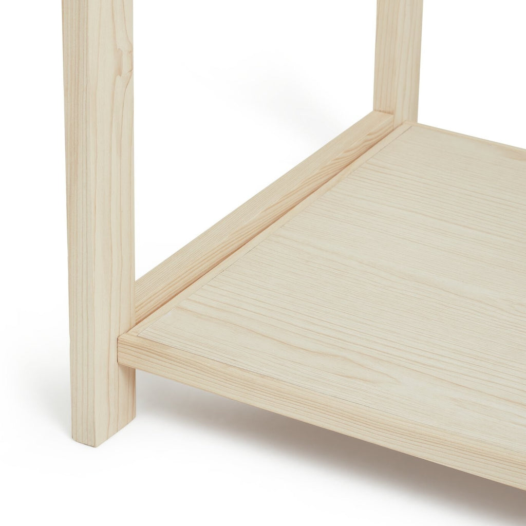 Habitat Flicka Open Single Rail Wardrobe - Pine | Clothes Rack, Hanging Rail, Sl