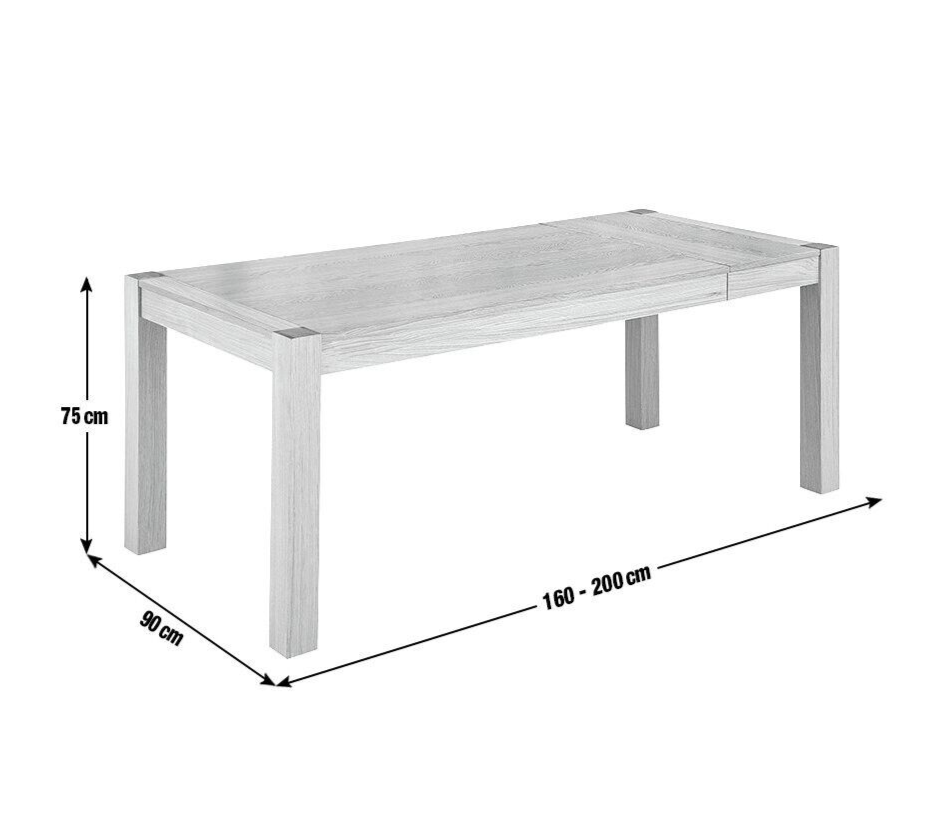 Habitat Alston Extending 6 - 8 Seater Dining Table - Oak