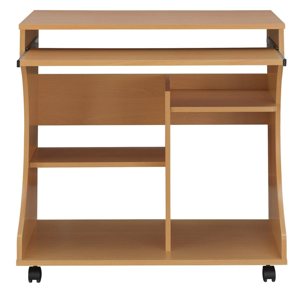 Workstation Office Desk - Beech Effect