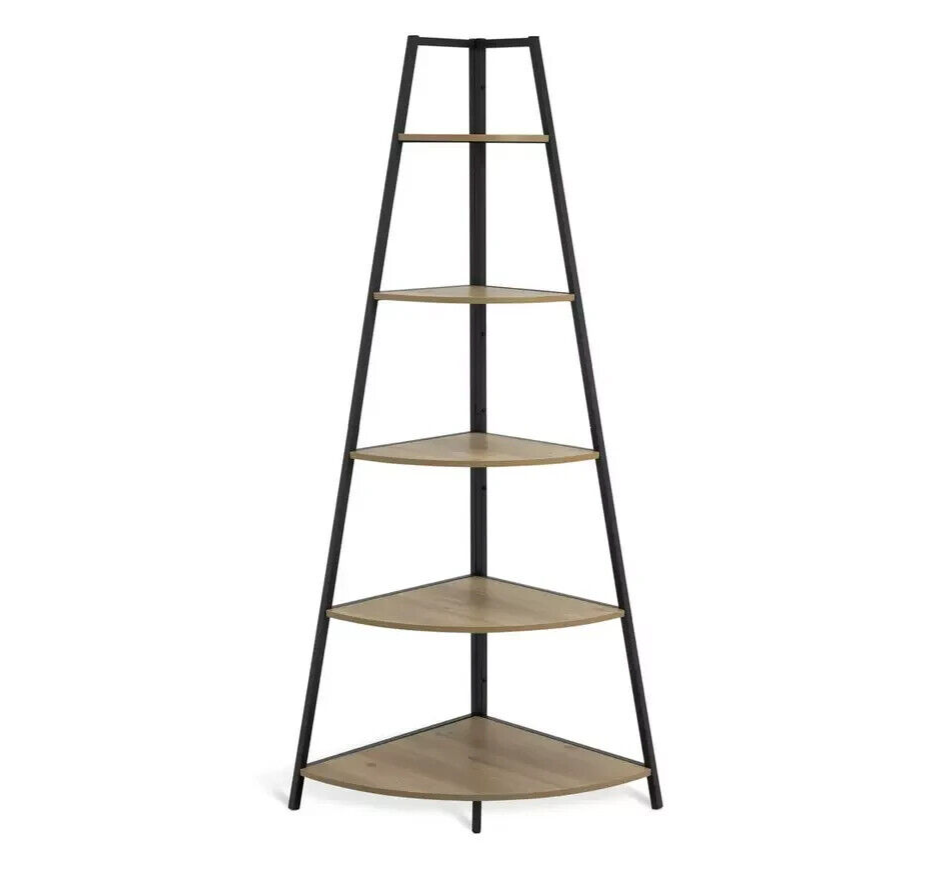 Habitat Loft Living Medium Corner Shelving Unit - Oak