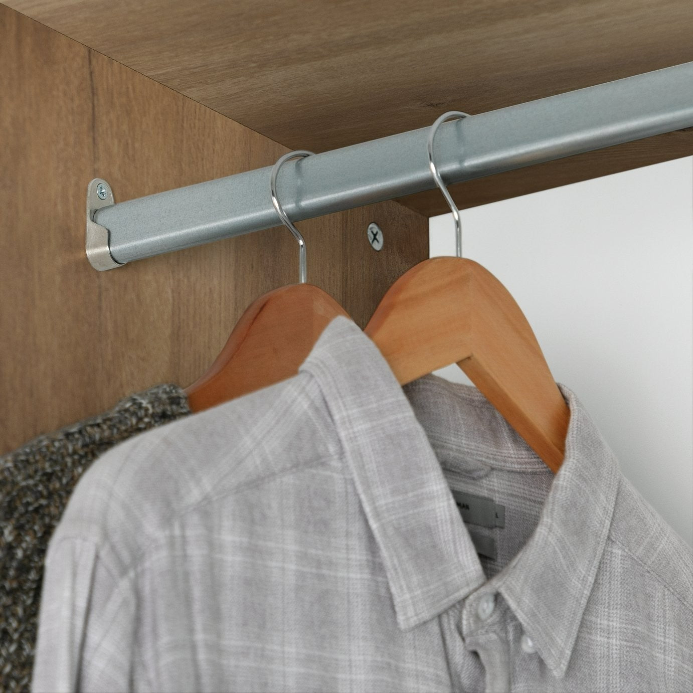 Jenson 2 Door 2 Drawer Mirror Wardrobe - Oak Effect | Mirror wardrobe oak finish