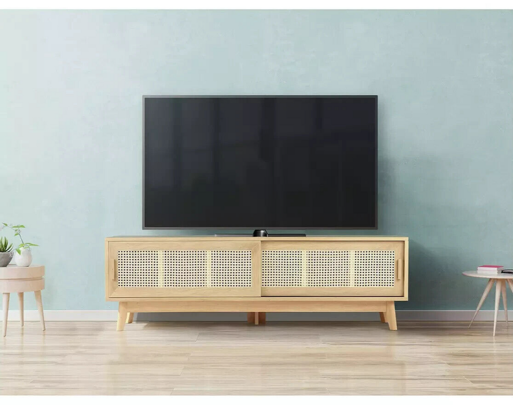Java 2 Door TV Unit - Oak