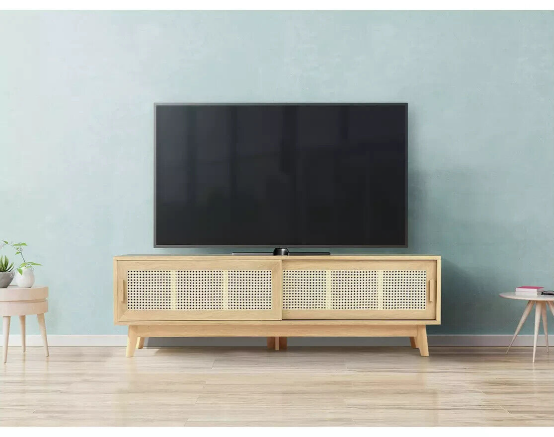 Java 2 Door TV Unit - Oak