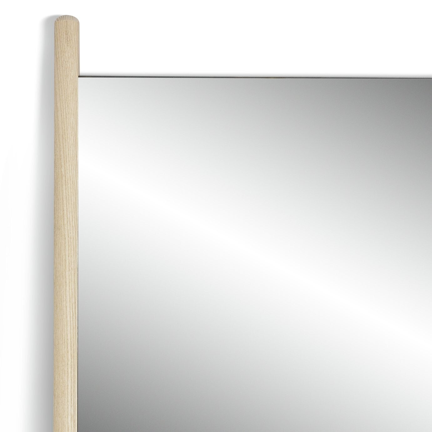 Habitat Rectangular Full Length Wooden Mirror Ash - 151x43cm