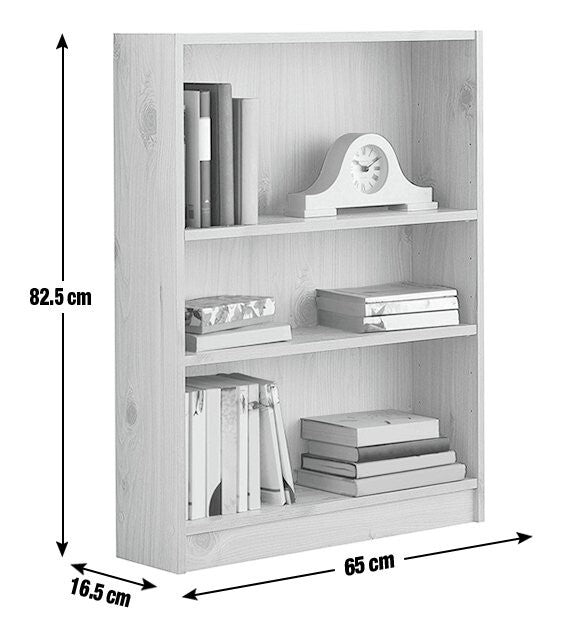 Essentials Apley Short Bookcase - Oak Effect