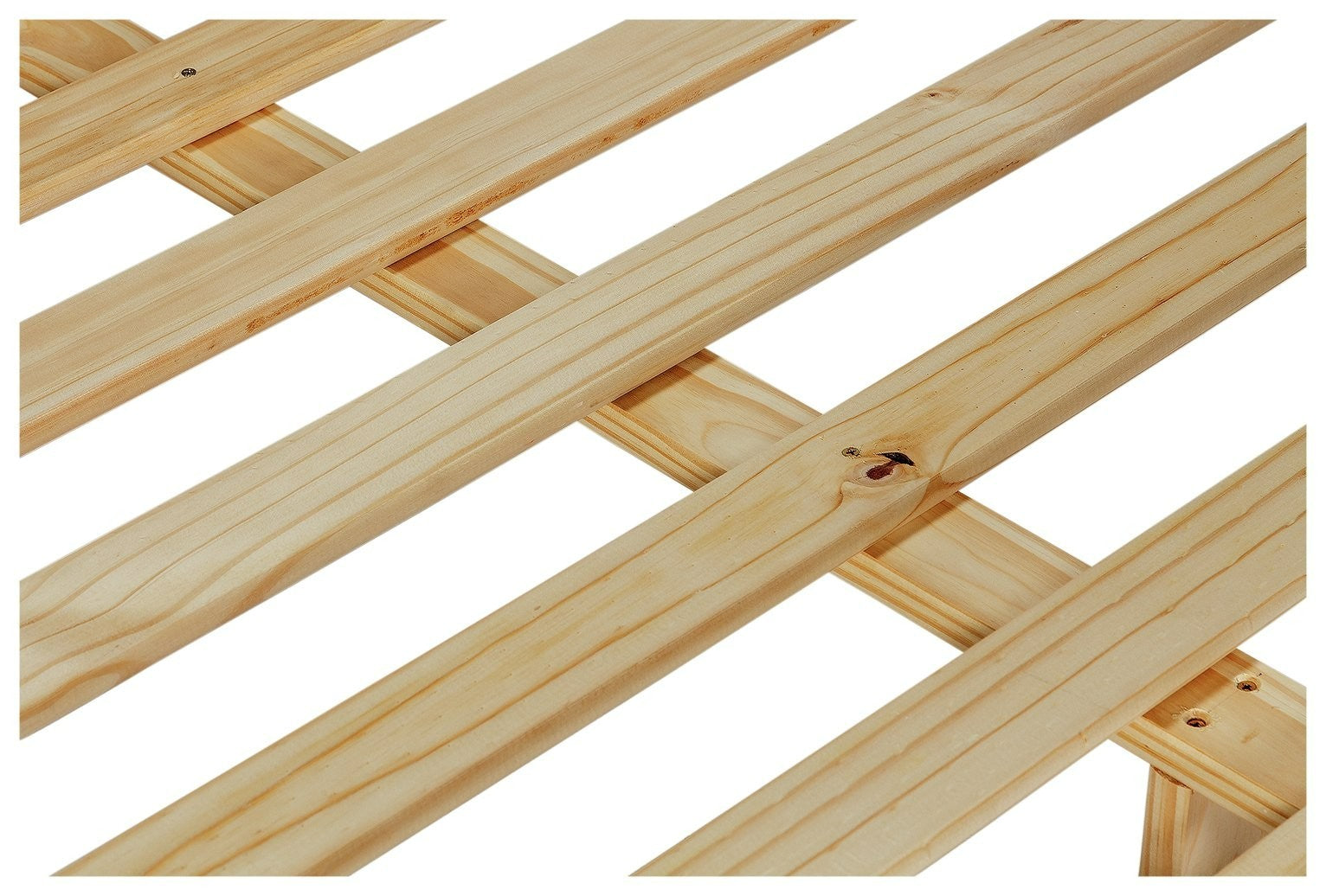 Home Chile Kingsize Wooden Bed Frame - Dark Wood | classic wooden bed frame