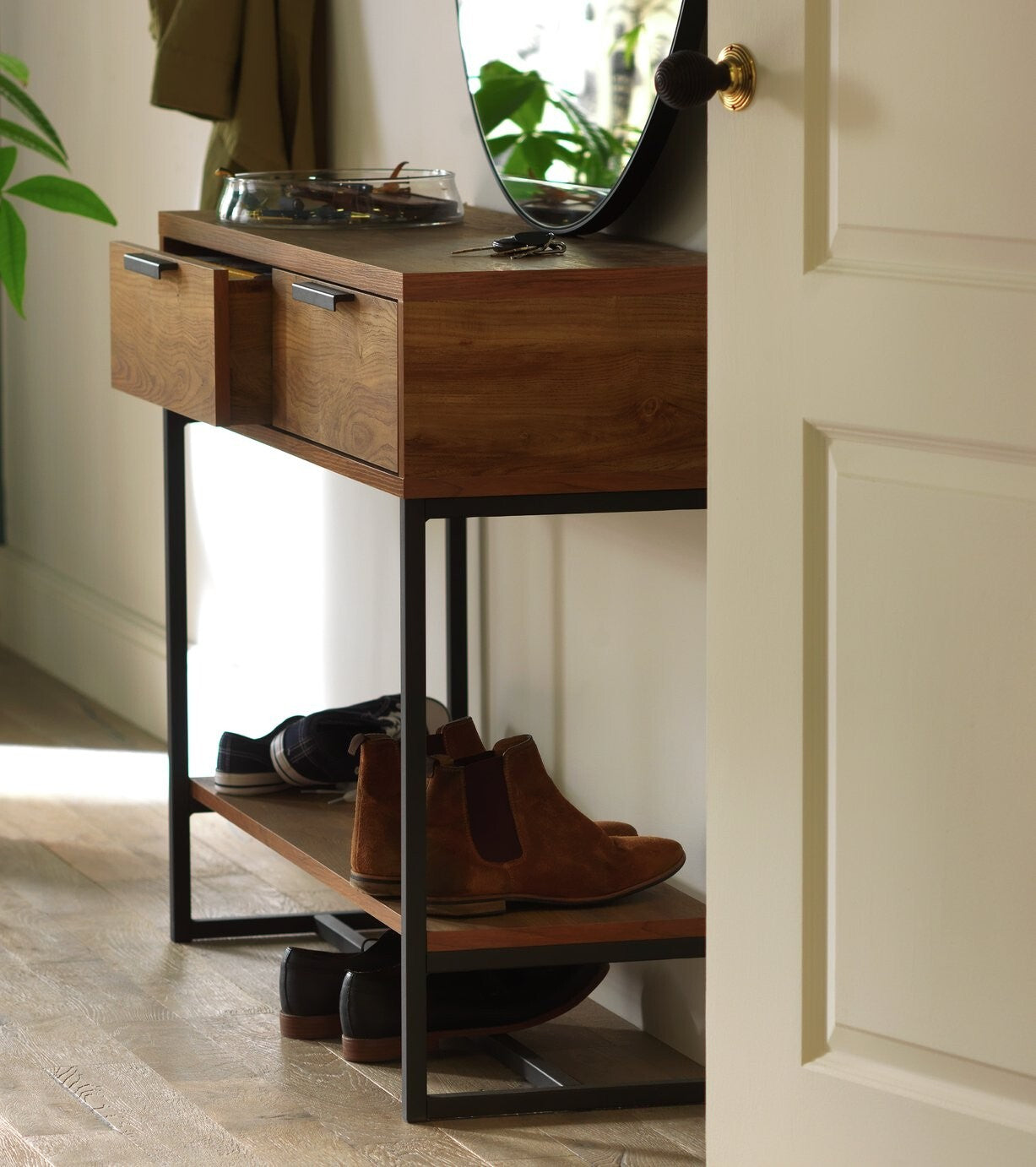 Habitat Nomad Console Table - Oak