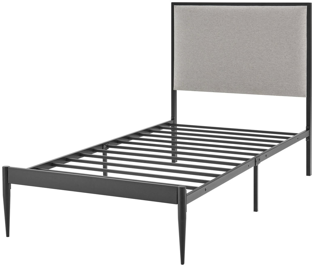 Home Sadie Single Metal Bed Frame - Black | Single black bed frame