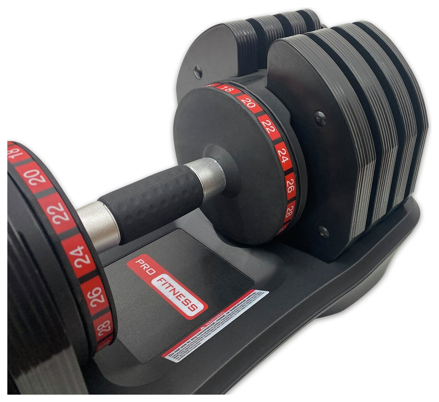 Pro Fitness Adjustable 36KG Dumbbell