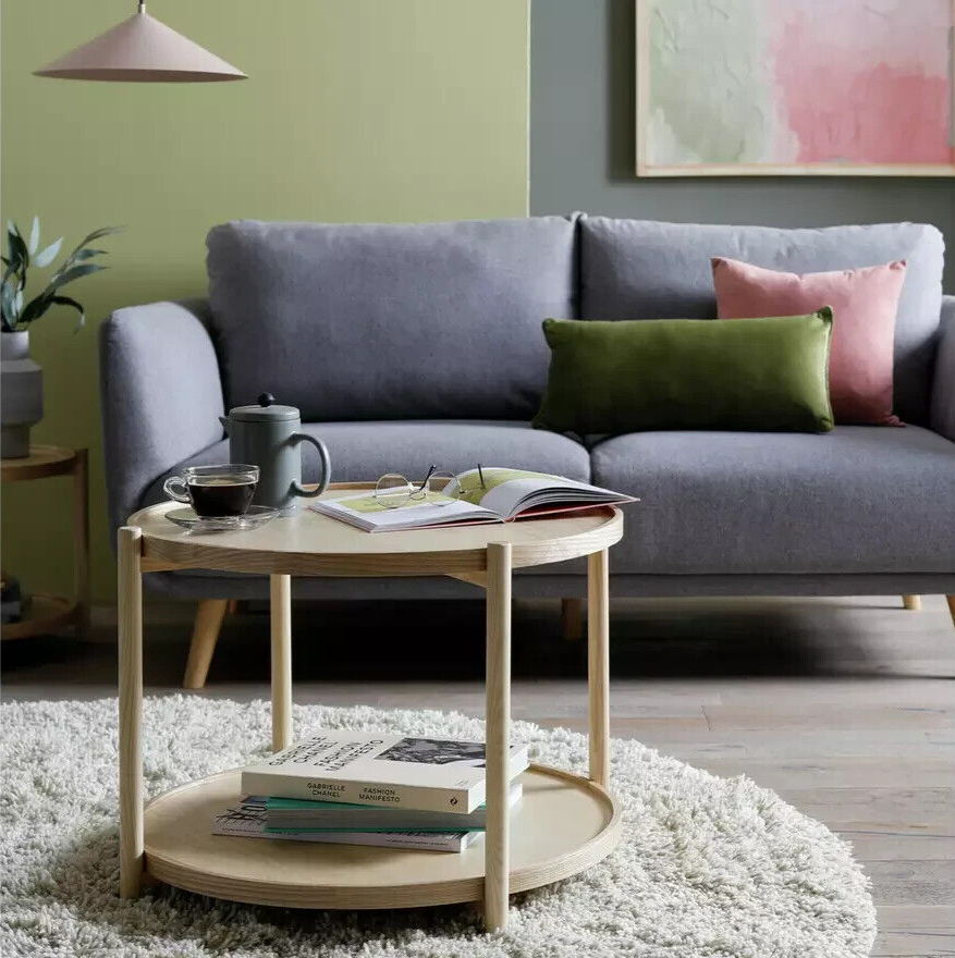Habitat Selby Round Coffee Table - Natural