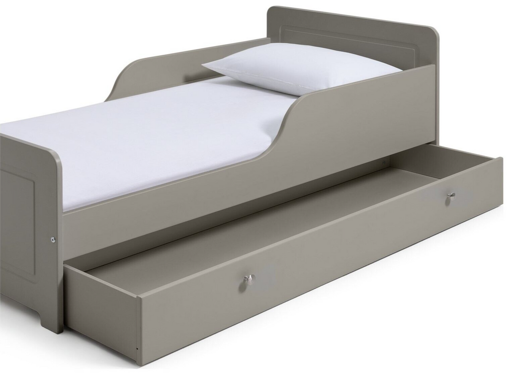 Habitat Brooklyn Toddler Bed With Drawer - Grey | Kids Bed, Storage, Low Frame