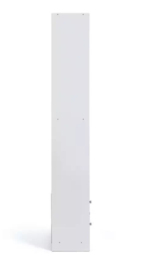 Maine 5 Shelf Bookcase With 2 Drawers Storage Unit Display Cabinet - White