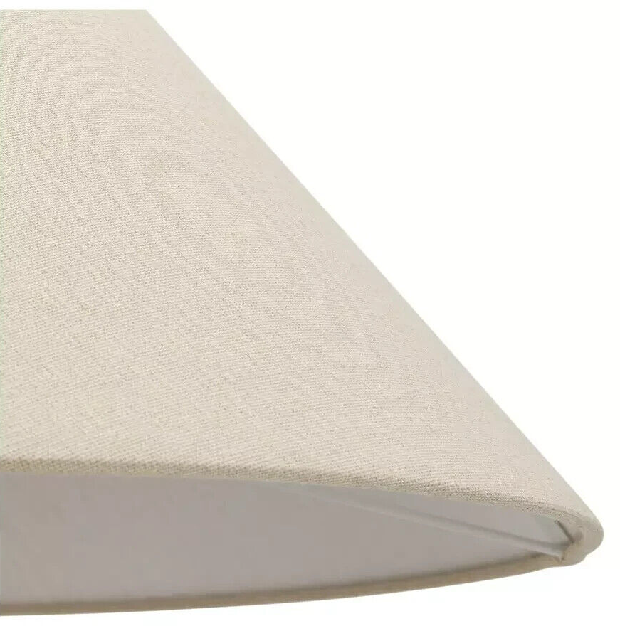 Habitat Circle 51cm Ceramic Table Lamp - Cream
