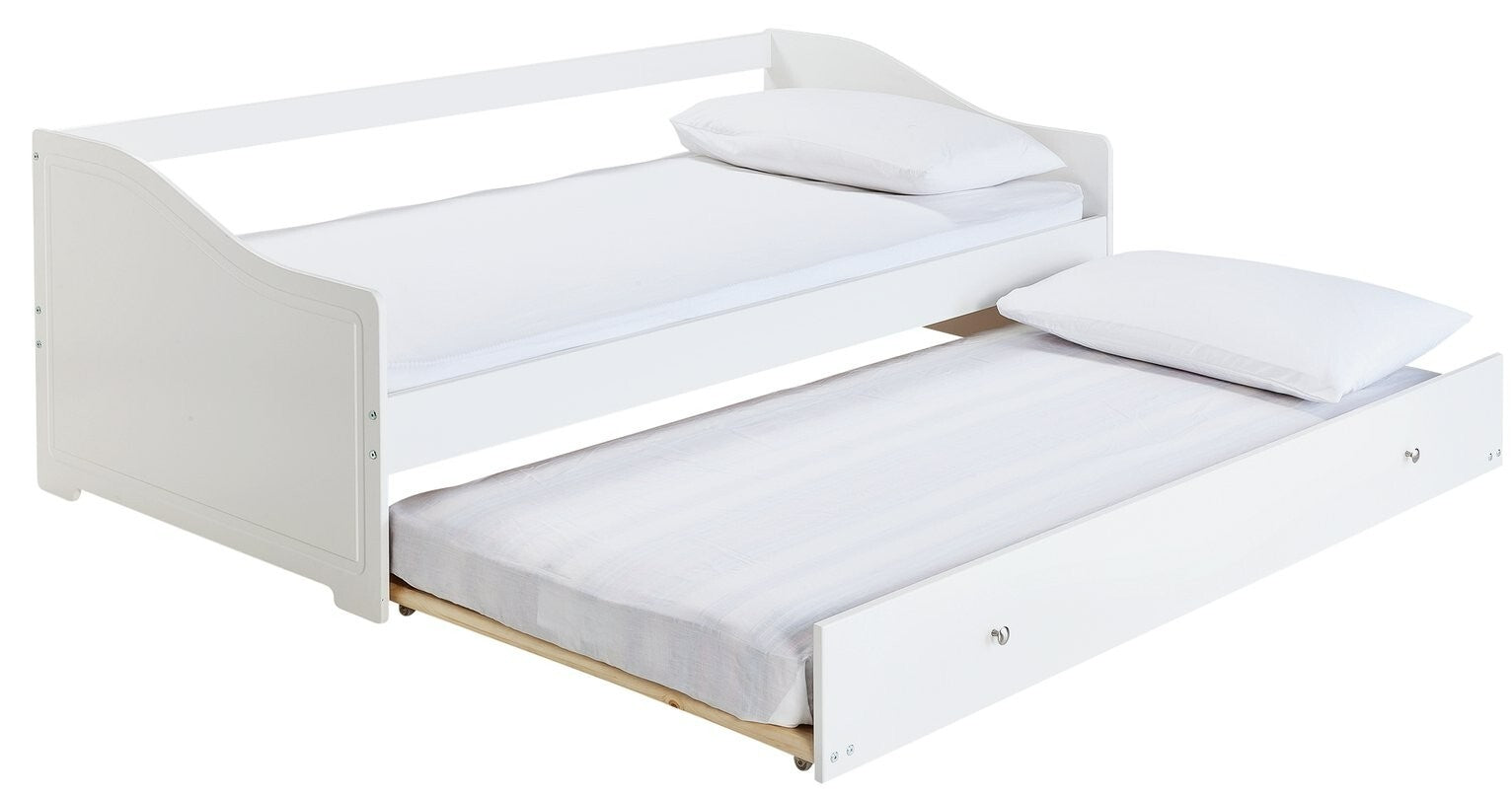 Brooklyn Day Bed with Trundle - White
