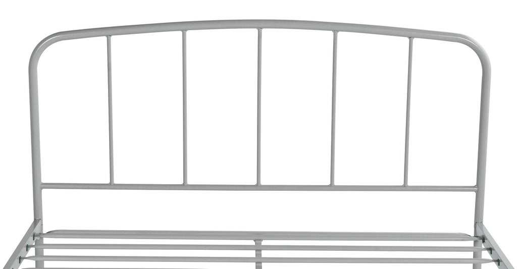 Freja Double Metal Bed Frame - Silver ( B Grade 13946 )