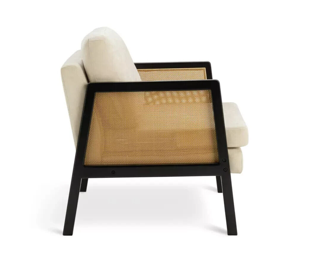 Habitat Rattan Armchair - Cream