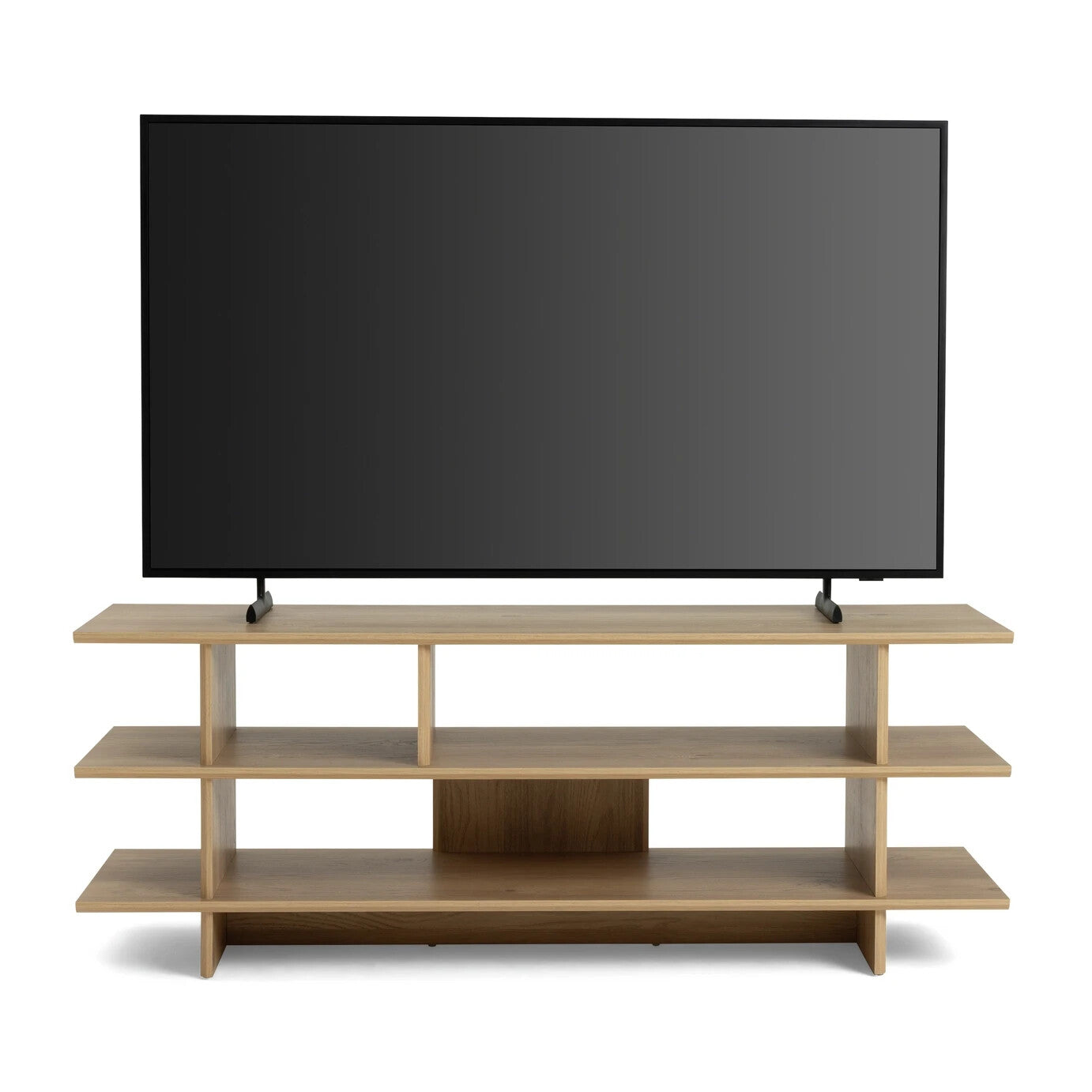 Raymond TV Unit Oak | Modern Entertainment Stand Living Room TV Media Storage